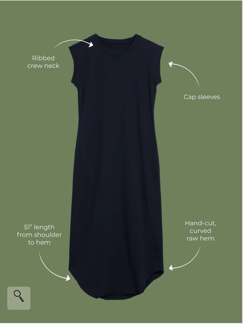 🆕 Frank & Eileen Cory Vintage Muscle Tee Maxi in British Royal Navy - Picture 5 of 9